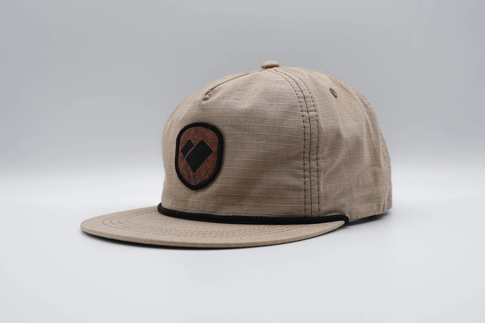 5 panel hats with rope obermeyer anthem branding 2