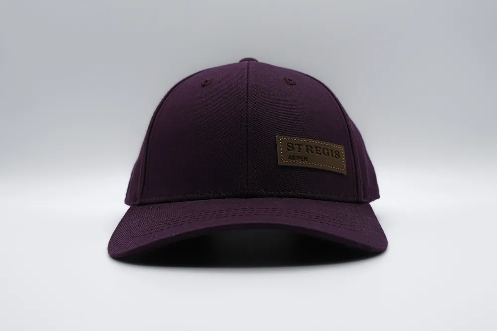 6 panel hats mid profile st regis anthem branding