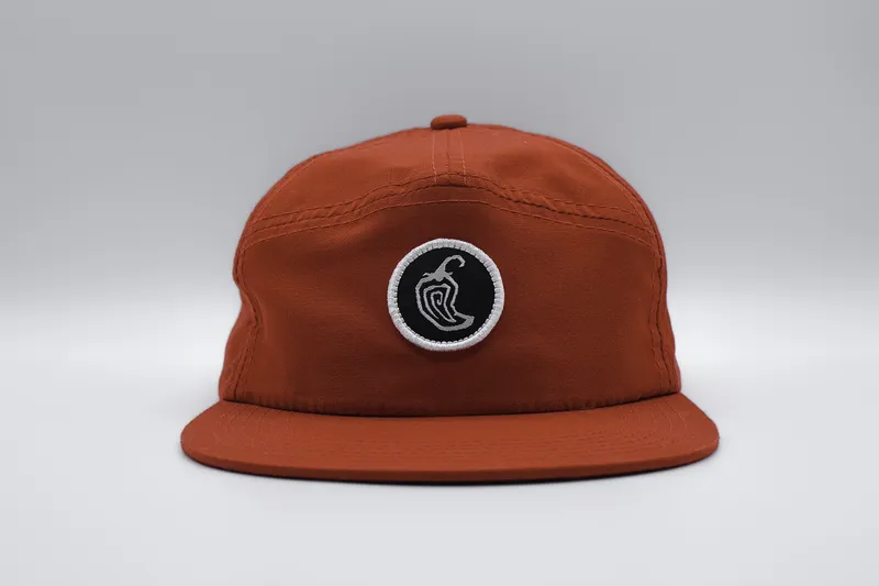 7 panel hats clip closure chipotle anthem branding 1