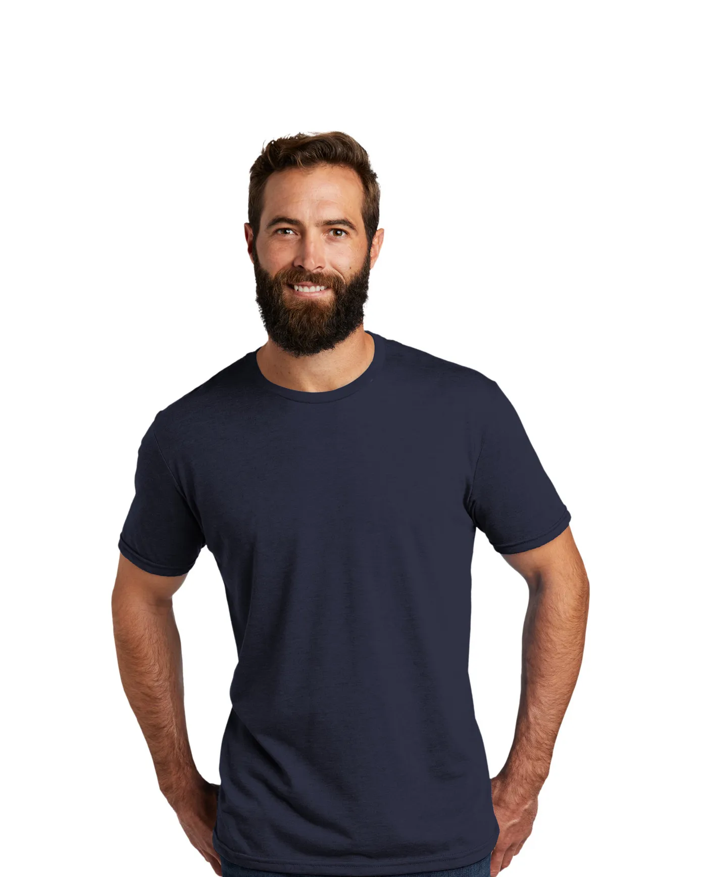 Allmade navy tee by anthem branding