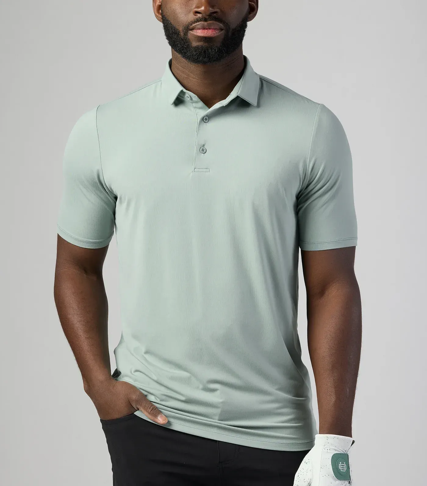 Asher golf sport blend polo by anthem branding