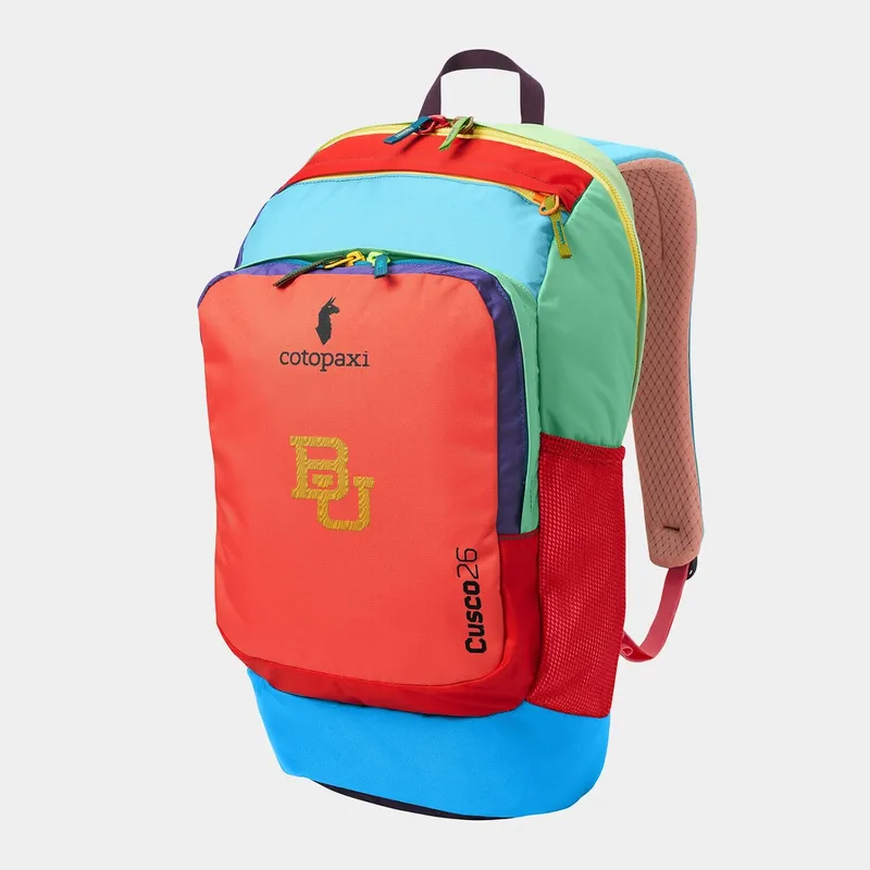 Cotopaxi multi color 26 L backpack by anthem branding