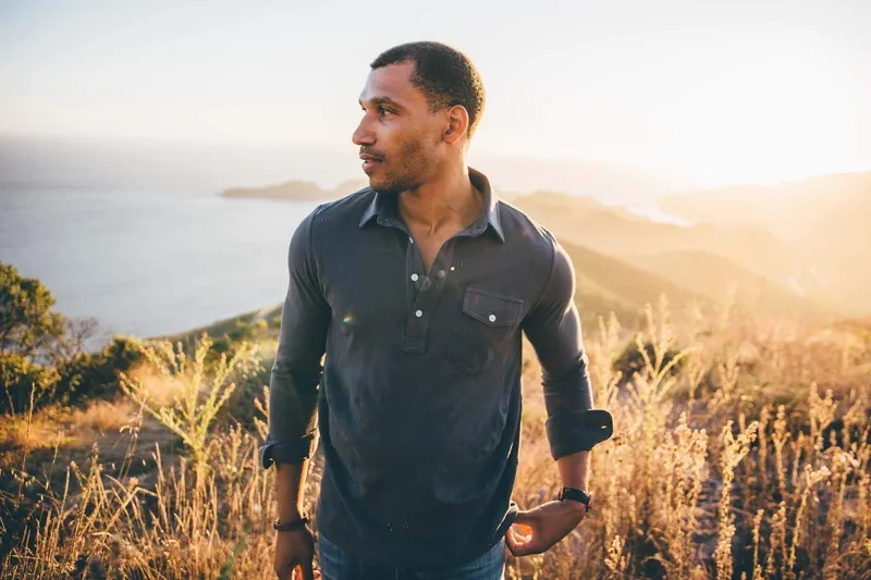 Criquet long sleeve players shirt blue steel by anthem branding