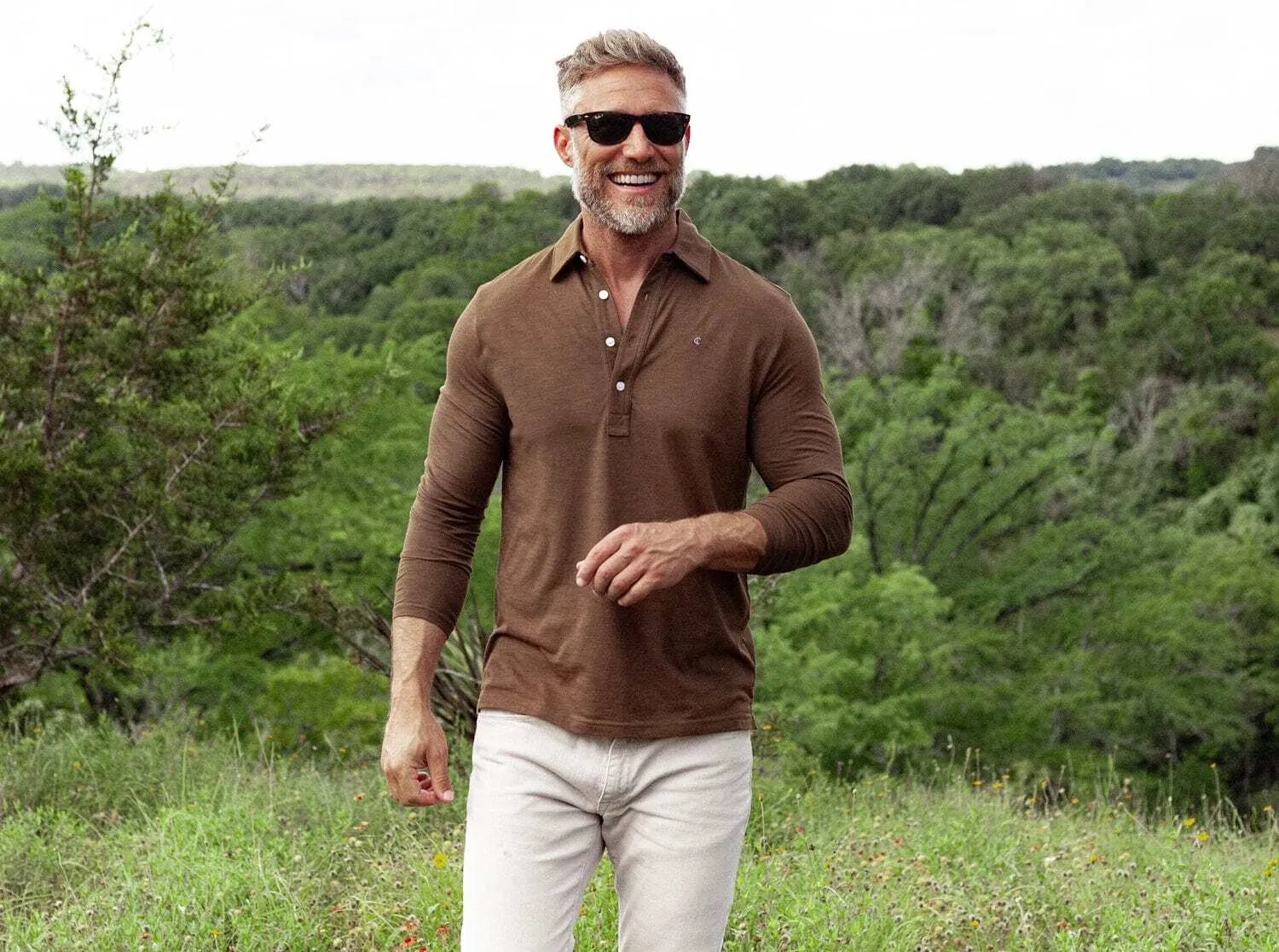 Criquet long sleeve range polo single malt by anthem branding 2