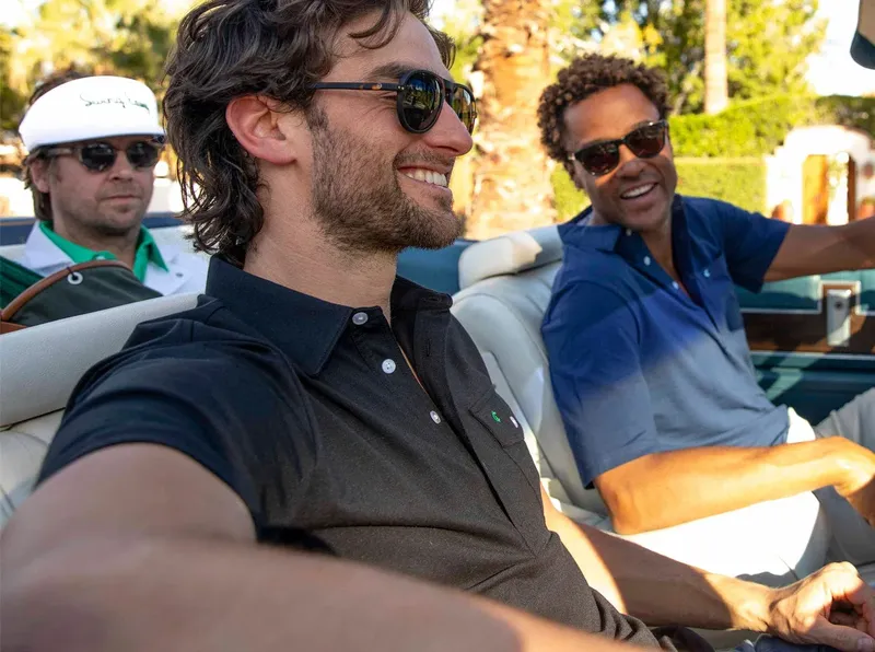 Criquet performance players shirt black by anthem branding 2