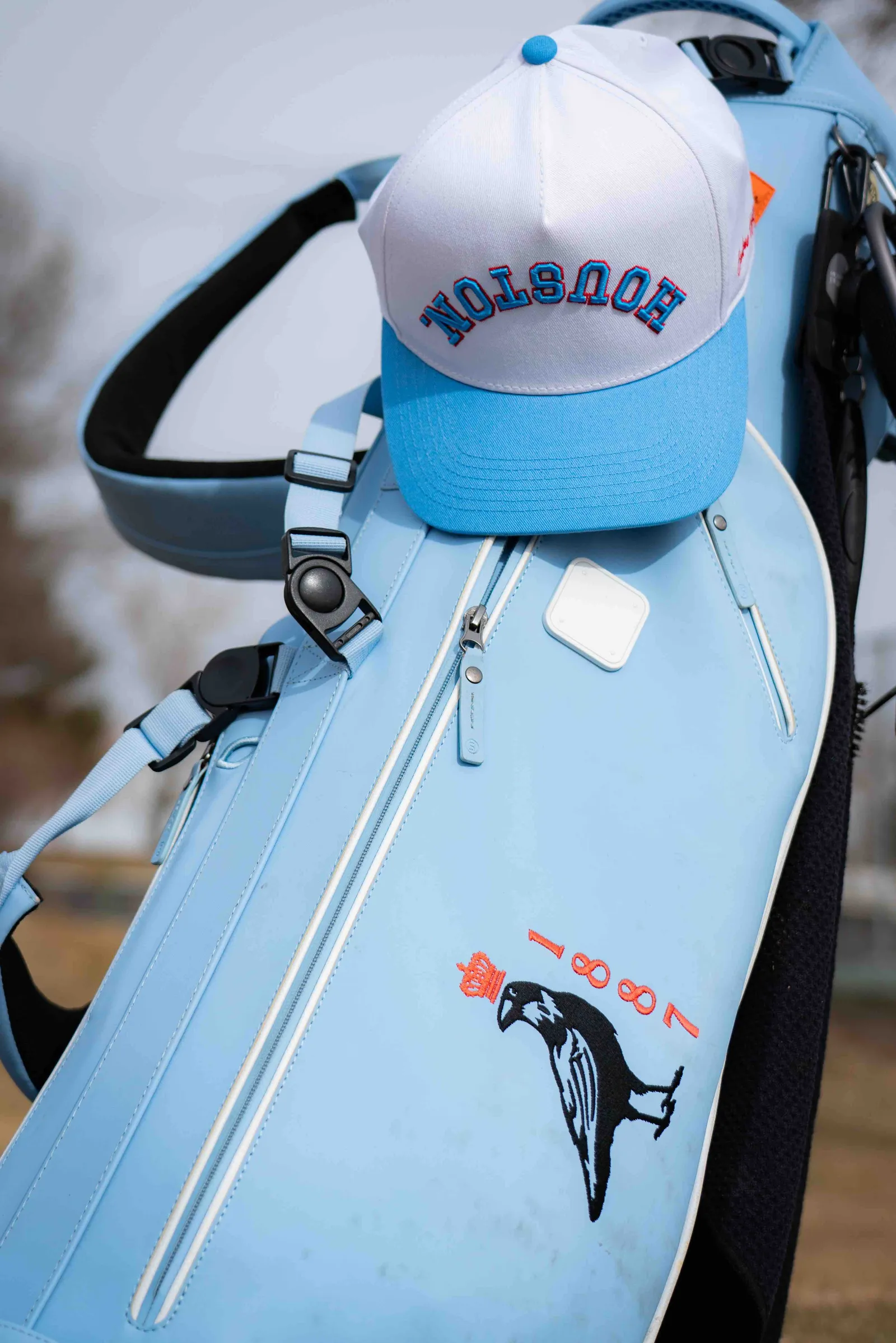 Custom deckers houston hat 5 panel for anthem branding