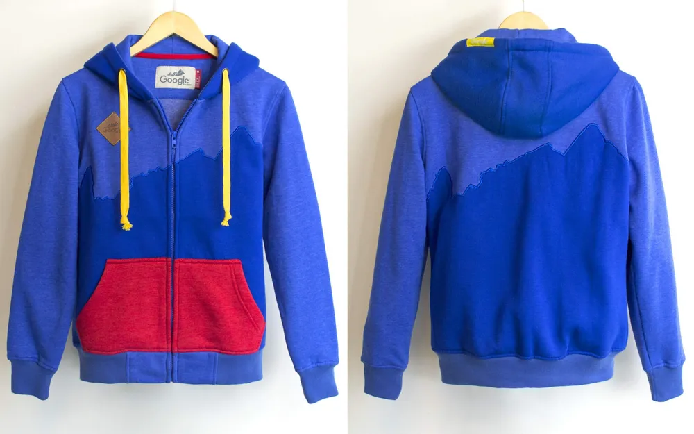 Custom google pullover hoodie anthem branding