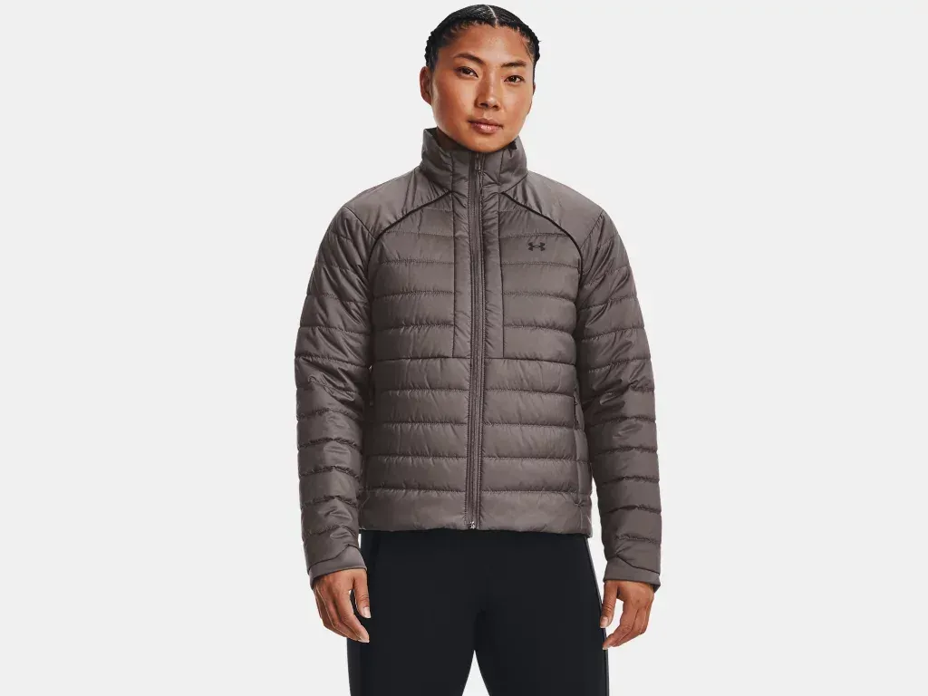 Custom womens under armour Insulate Jacket group sales by anthem branding