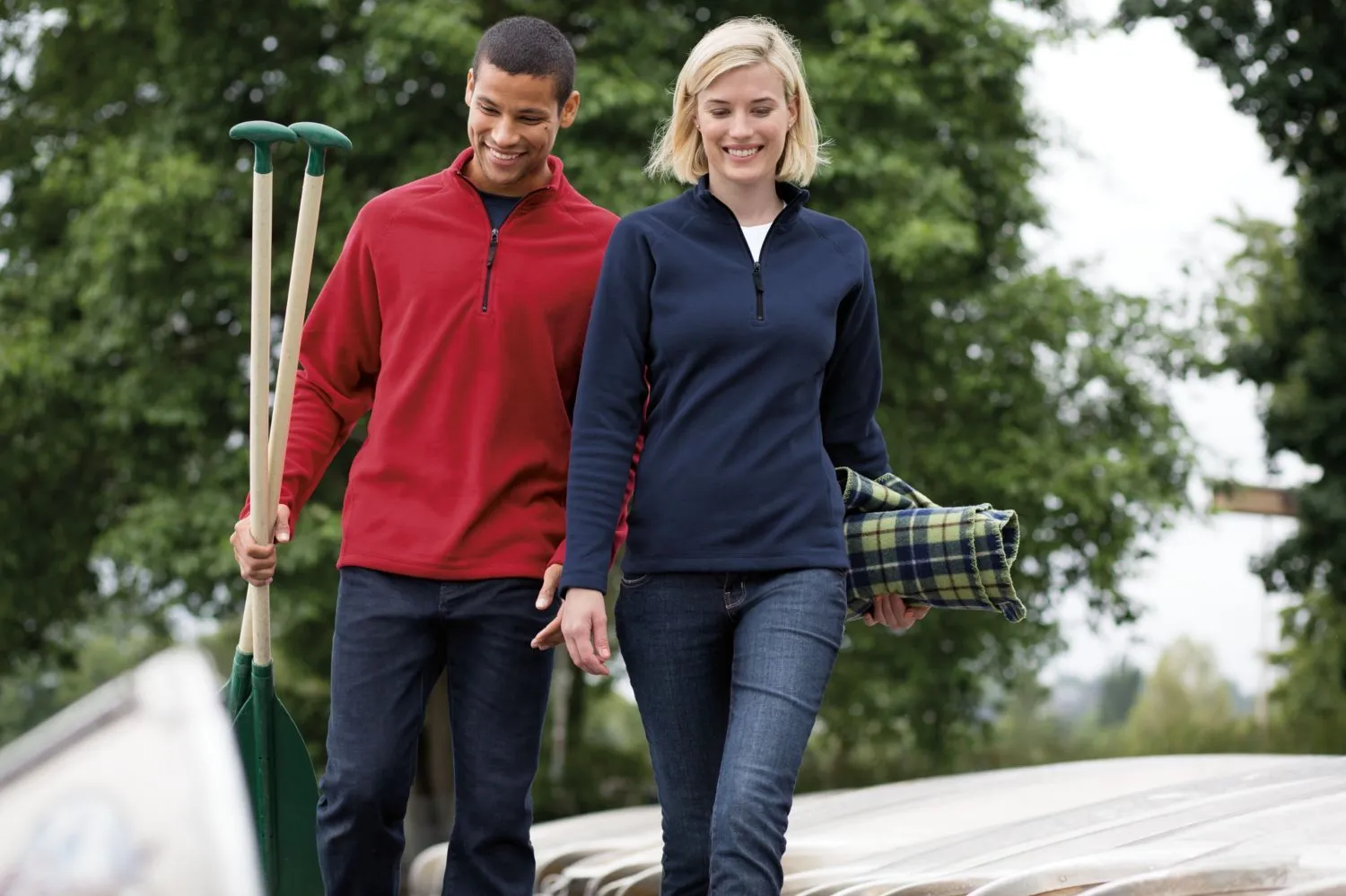 Cutter and buck clique summit performance fleece half zip pullover jacket by anthem branding