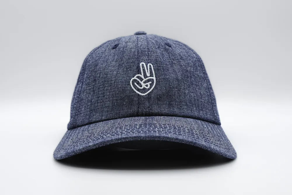 Dad hats denim southie anthem branding 1