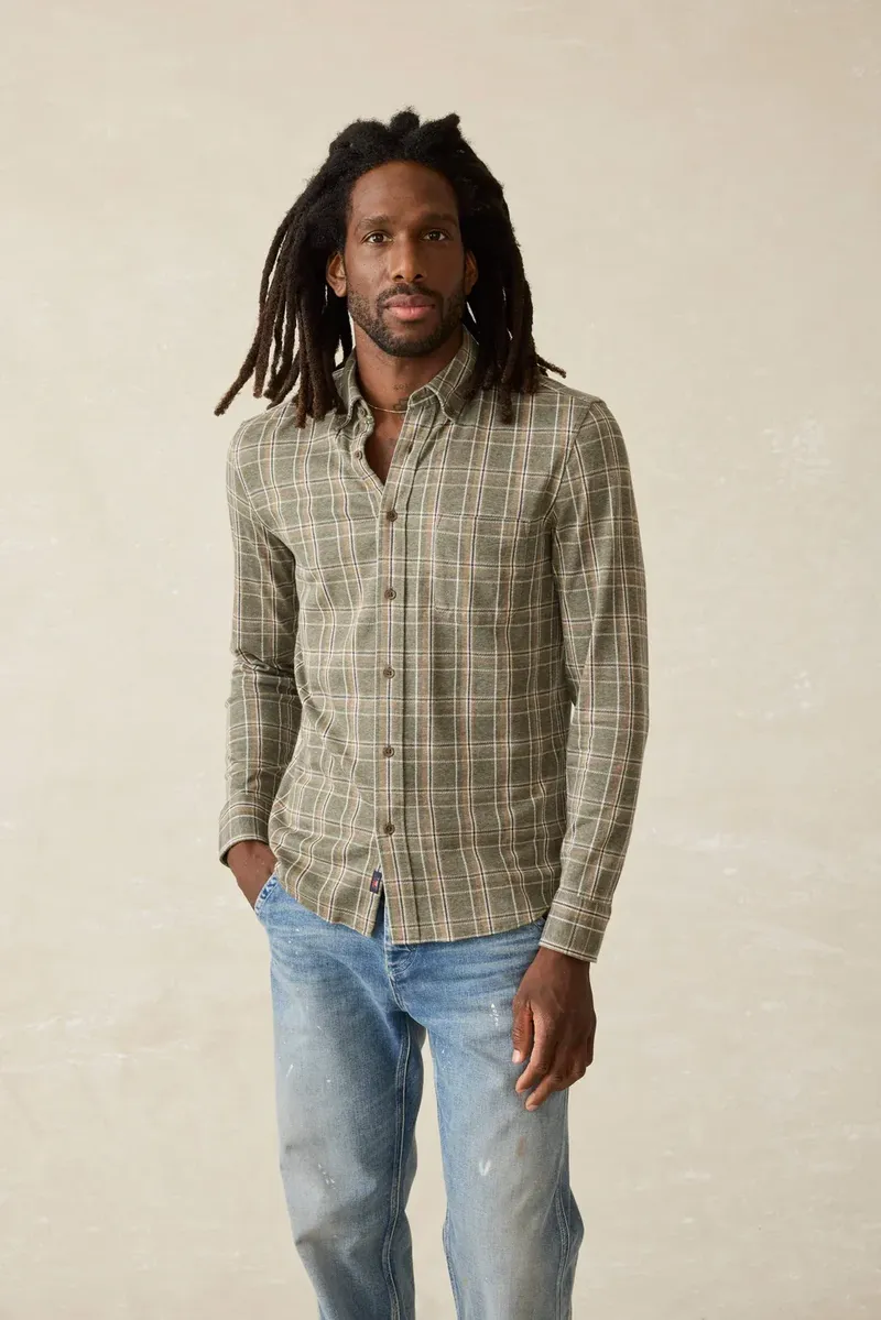 Faherty Coastline Knit Pleasant Hill Plaid Check Corporate Sales By Anthem branding