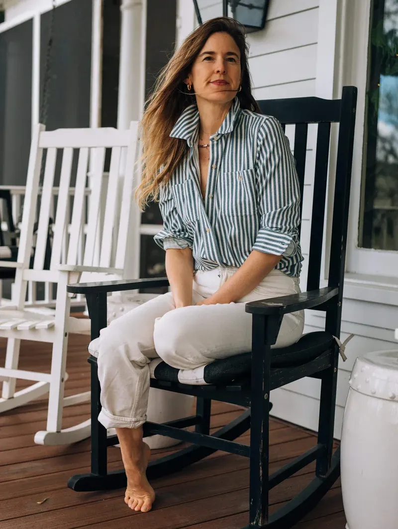 Faherty Legend Sweater Shirt Navy Blazer Stripe corporate sales by anthem branding 11