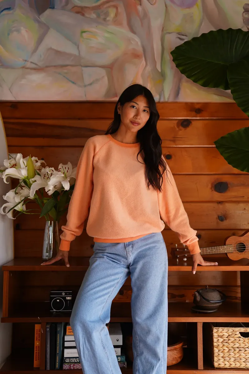 Feat womens blanket blend crewneck limited edition by anthem branding