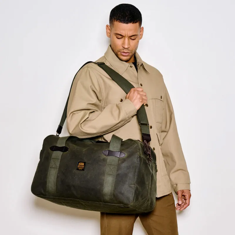 Filson tin cloth duffle model c corporate sales by anthem branding