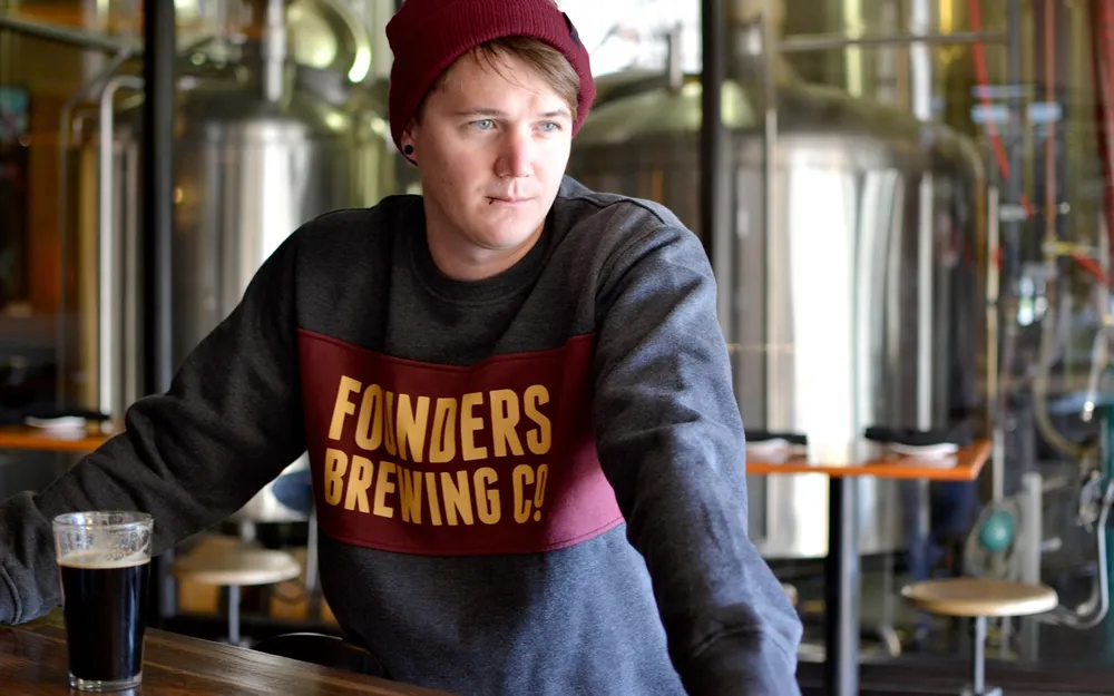 Founders custom crewneck by anthem branding