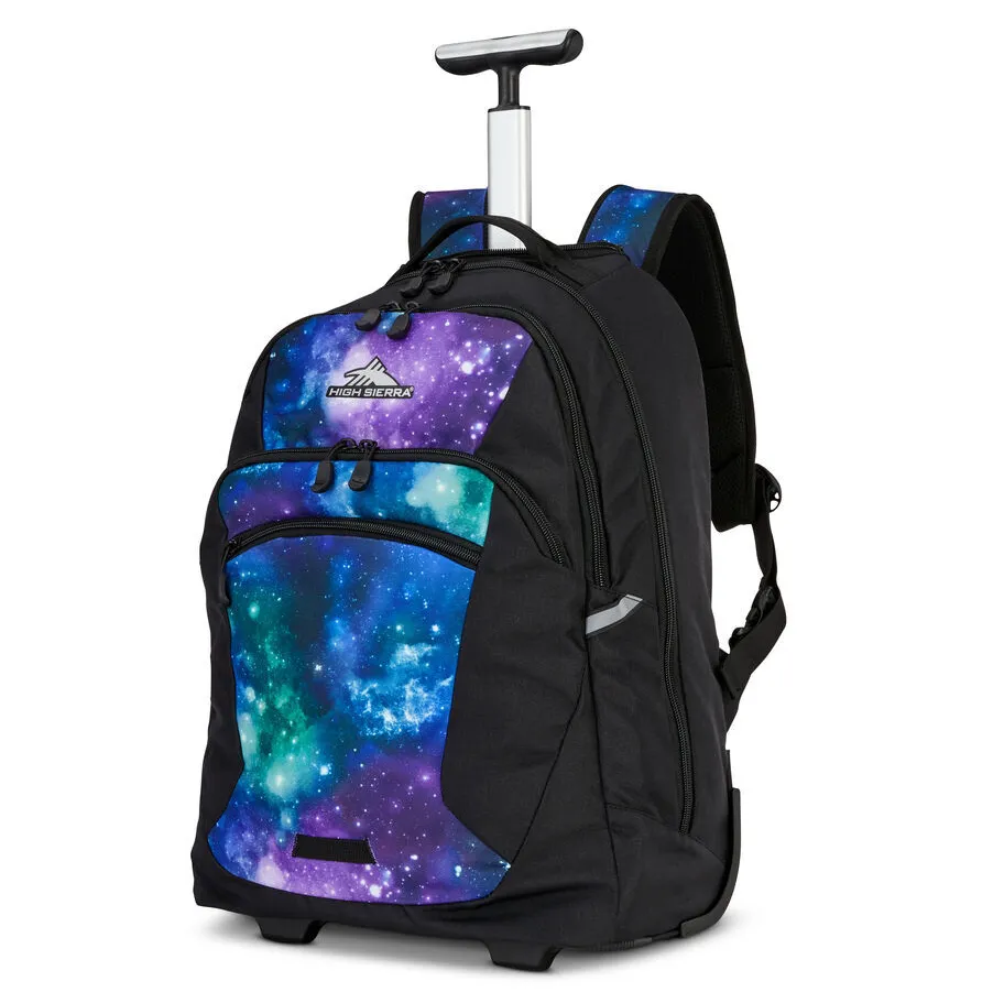 High sierra roller wheeled backpack by anthem branding 2