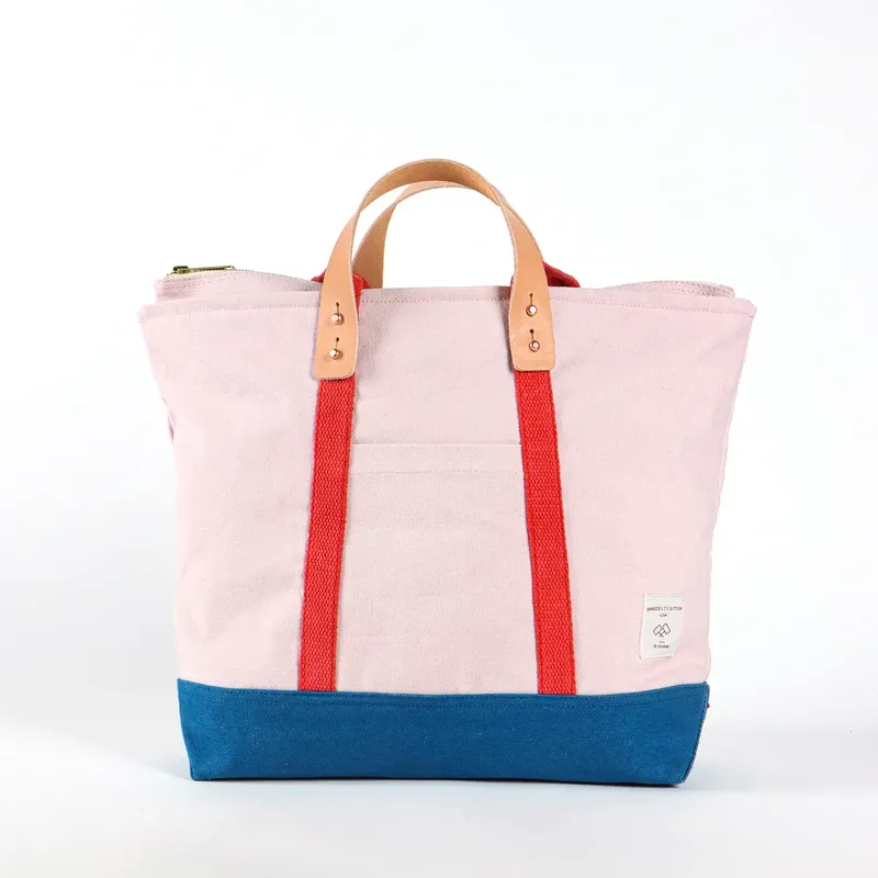 Immodest cotton small zipper tote bag sky by anthem branding 1