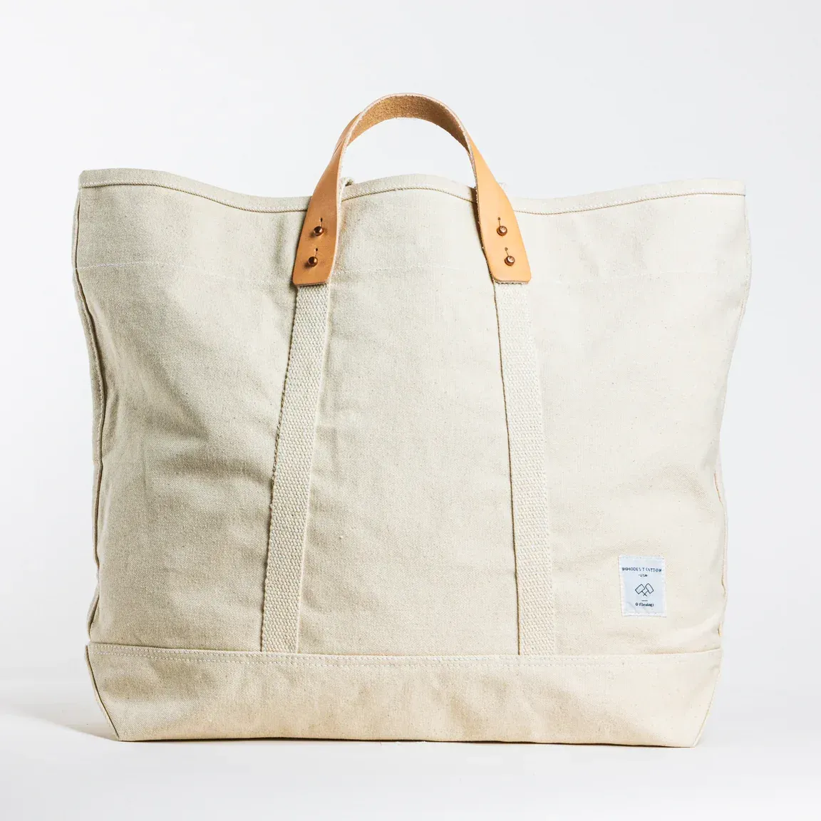 Immodest cotton tote bag large east west natural by anthem branding 1