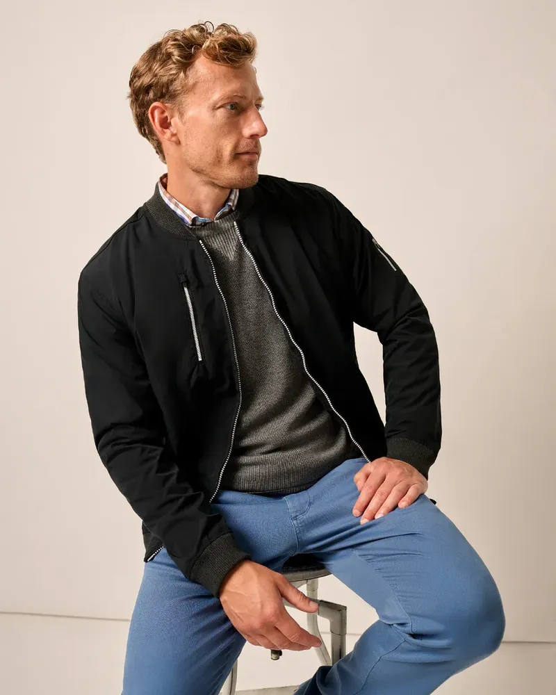 Johnnie o bomber jacket group sales by anthem branding