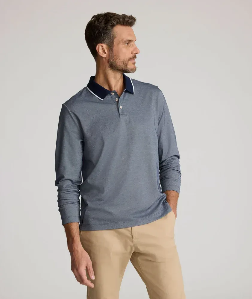 Long sleeve polos by untuckit by anthem branding