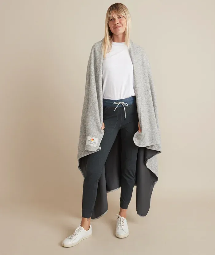 Marine layer signature lined blanket corporate sales by anthem branding