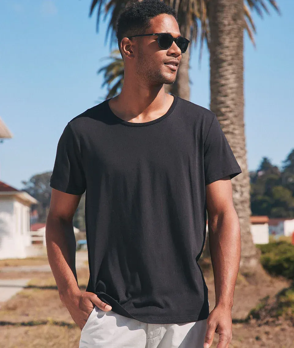 Marine layer T shirt style MSC1 BL LS2 corporate sales by anthem branding