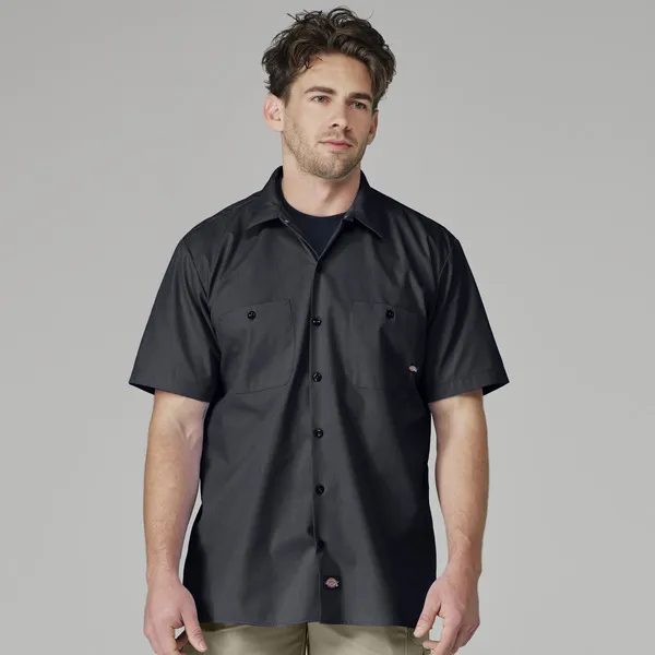 Mens Industrial Short Sleeve Work Shirt by anthem branding