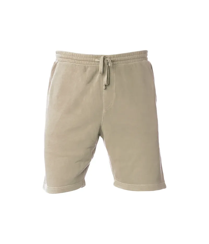 Mens Pigment Dye Fleece Short
