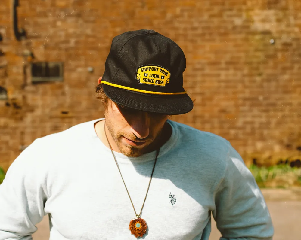 Oso Rojo Custom 5 Panel Hat by Anthem Branding 1 1