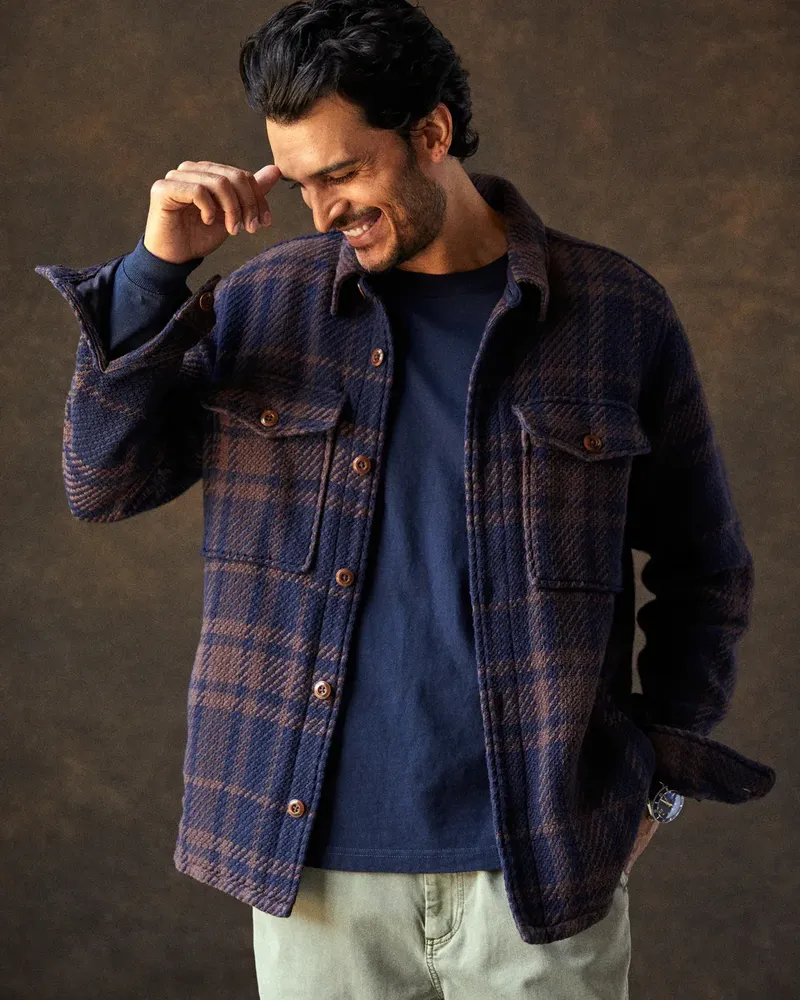 Outerknown cloud weave lined jacket by anthem branding