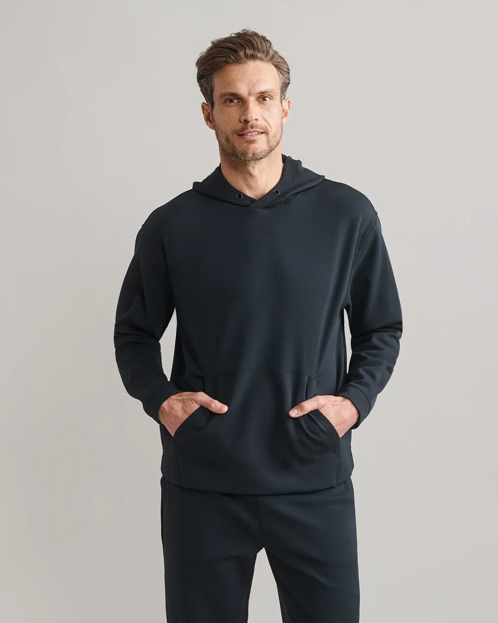 Rhone mens range hoodie by anthem branding