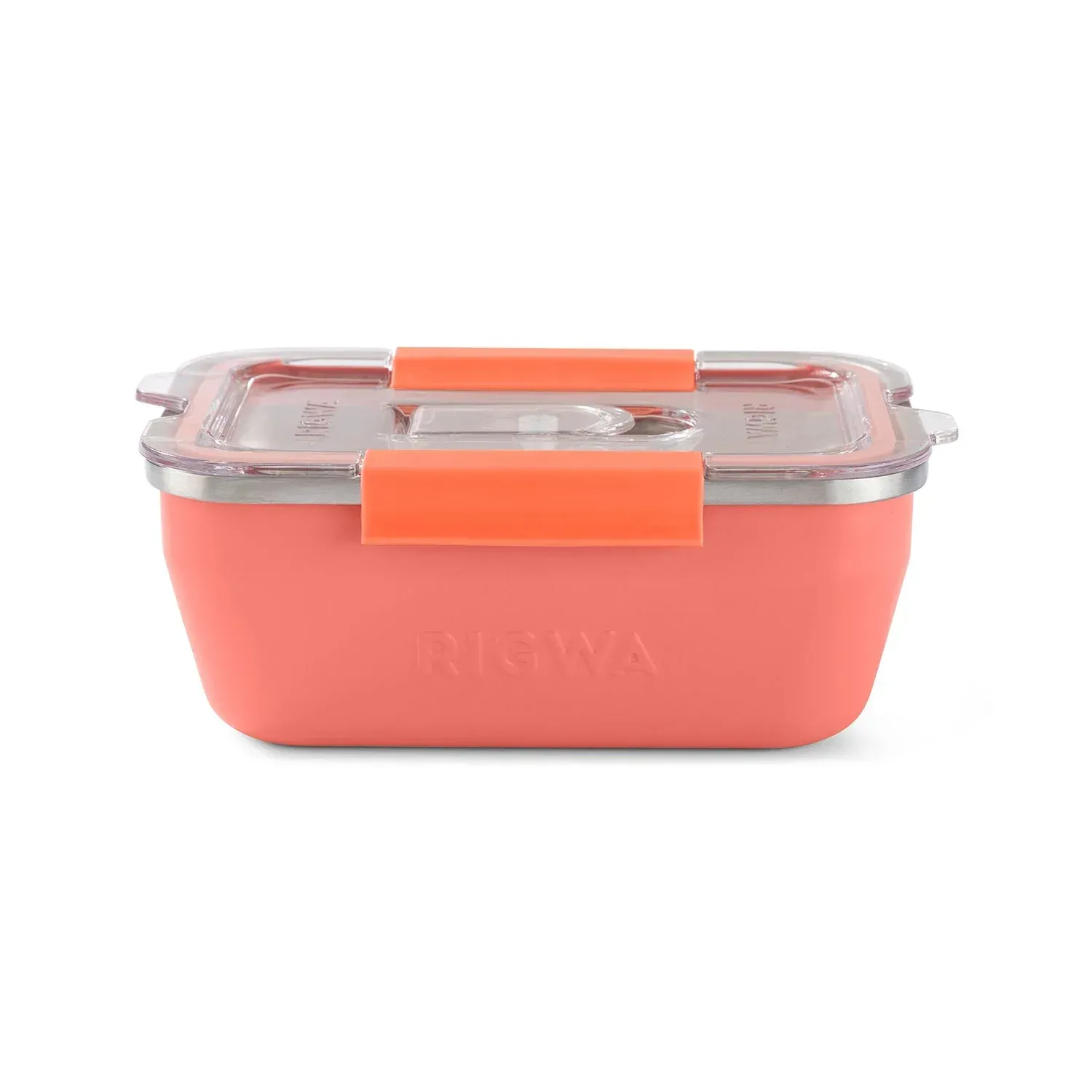 Rigwa travel lunch box 7x4 coral by anthem branding