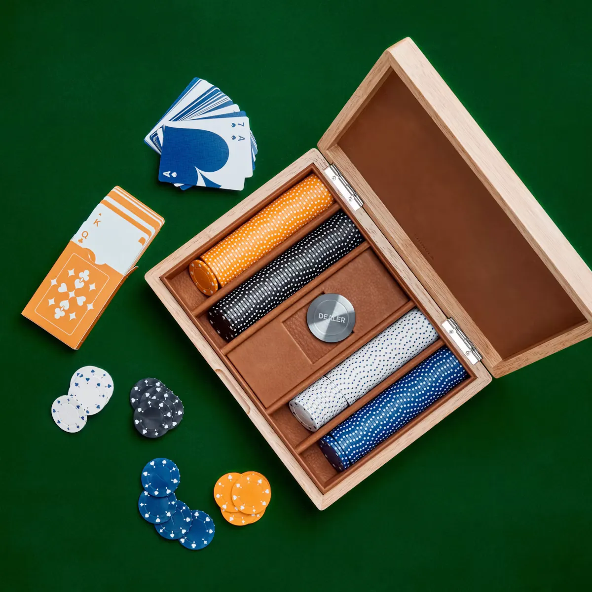 Shinola Lacquered0 Wood Poker Set corporate sales by anthem branding 2