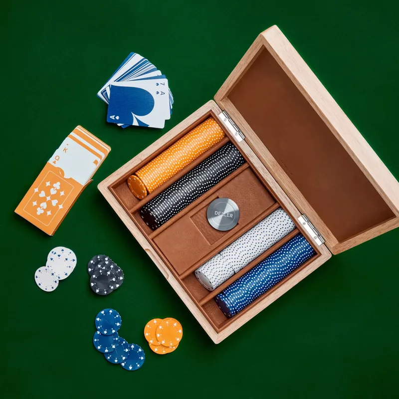 Shinola Lacquered0 Wood Poker Set corporate sales by anthem branding 2