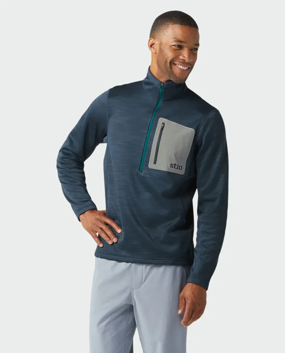 Stio mens Gannett Peak fleece group sales by anthem branding