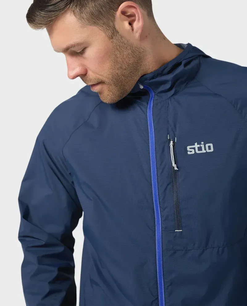 Stio Second Light Windshell detail group sales anthem branding