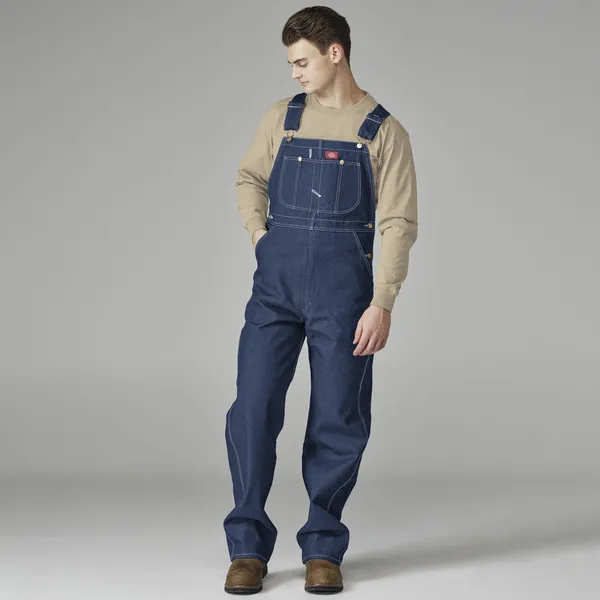 Traditional indigo bib coverall by dickies by anthem branding