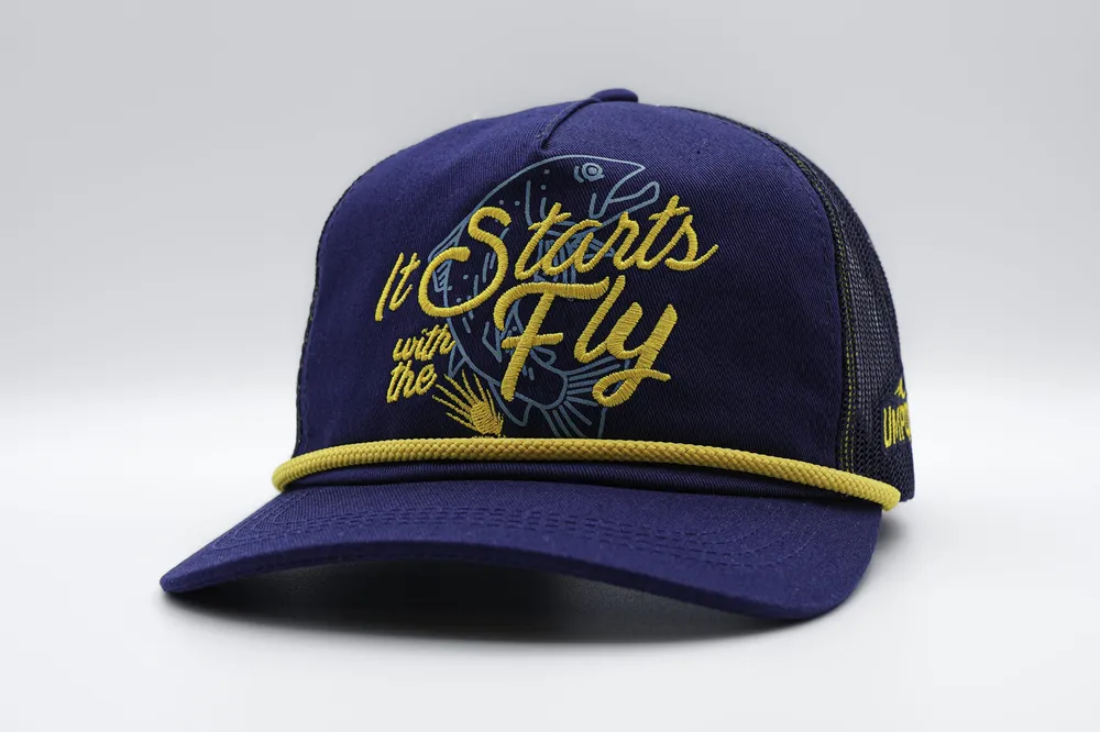 Trucker hats fishing umpqua anthem branding 3