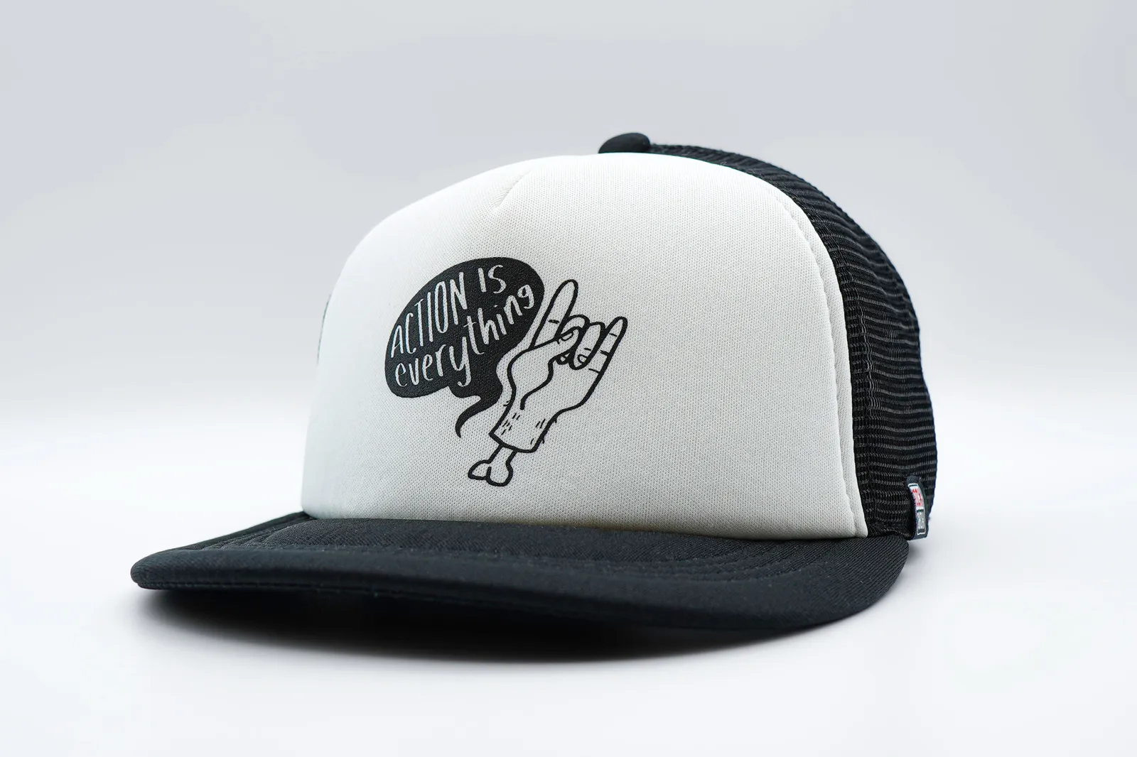 Trucker hats foam rock shox anthem branding 2