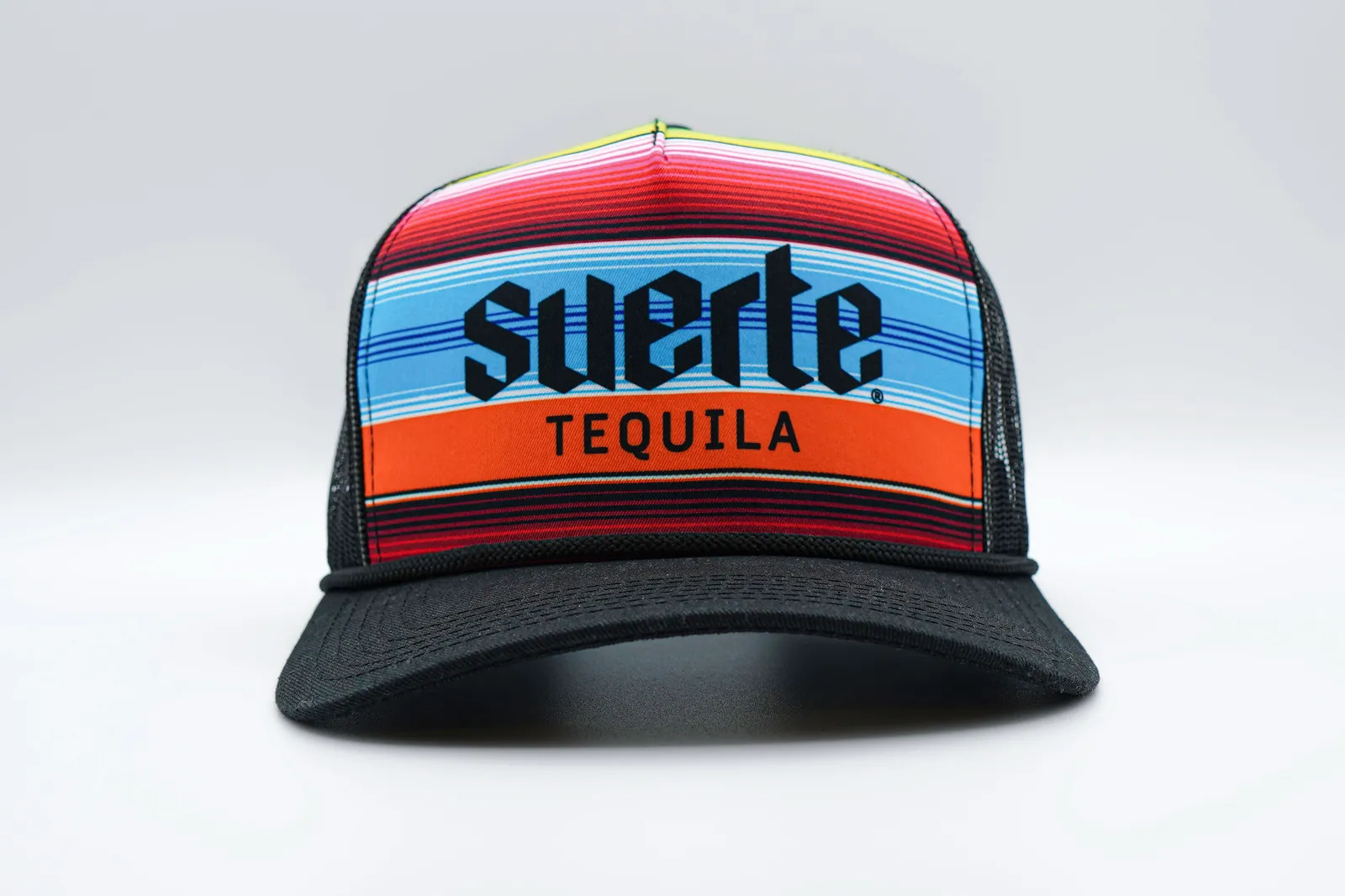 Trucker hats mesh suerte tequila anthem branding 1