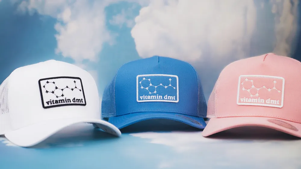 Vitamin dmt 5 panel trucker hats by anthem branding 10